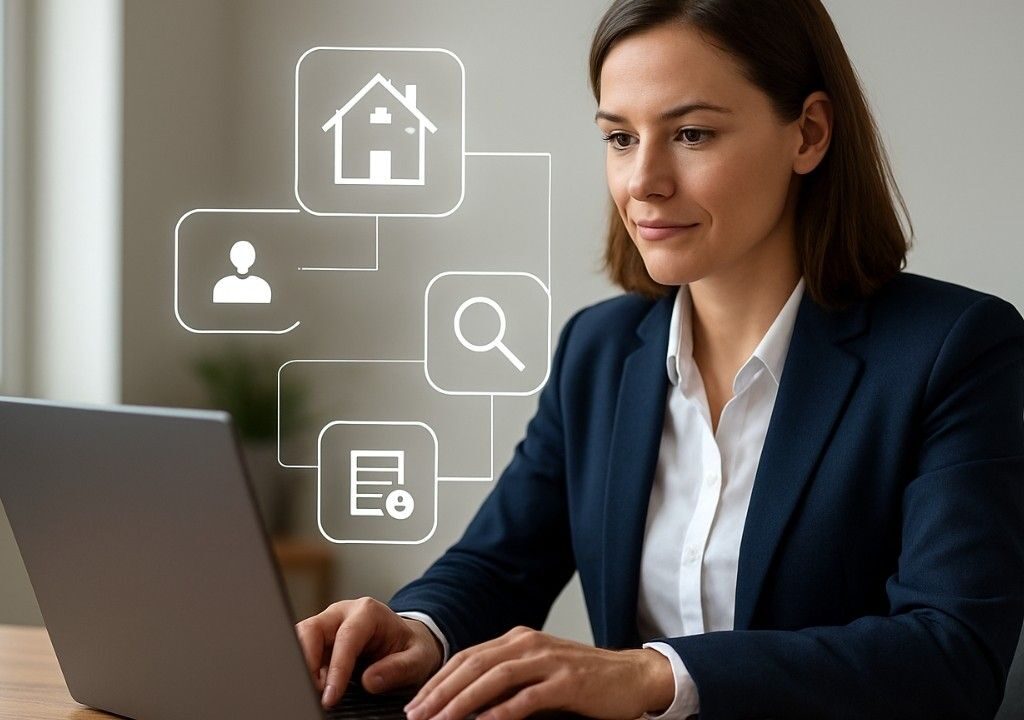 Agent exploring key features of transaction coordinator software that enhance organization and task tracking