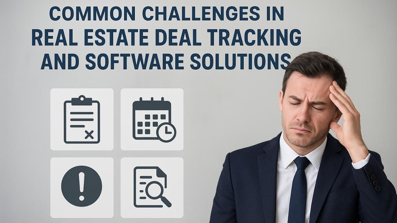 Frustrated realtor struggling with deal tracking errors and missed deadlines before adopting real estate tracking software