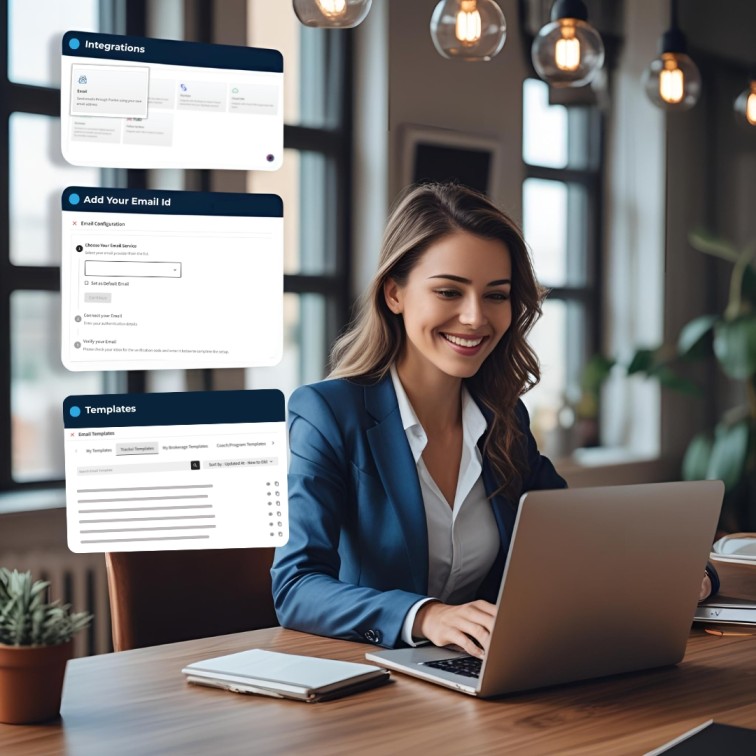 Email integration in Trackxi