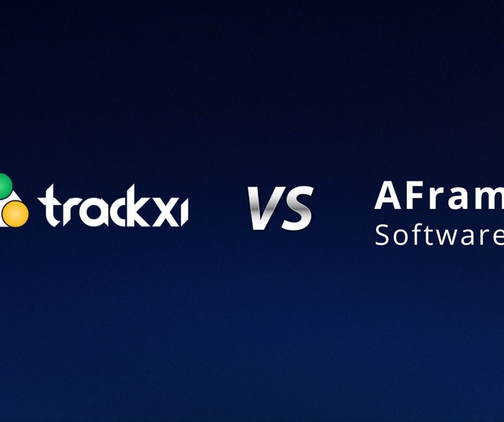 Trackxi vs AFrame Software blog banner