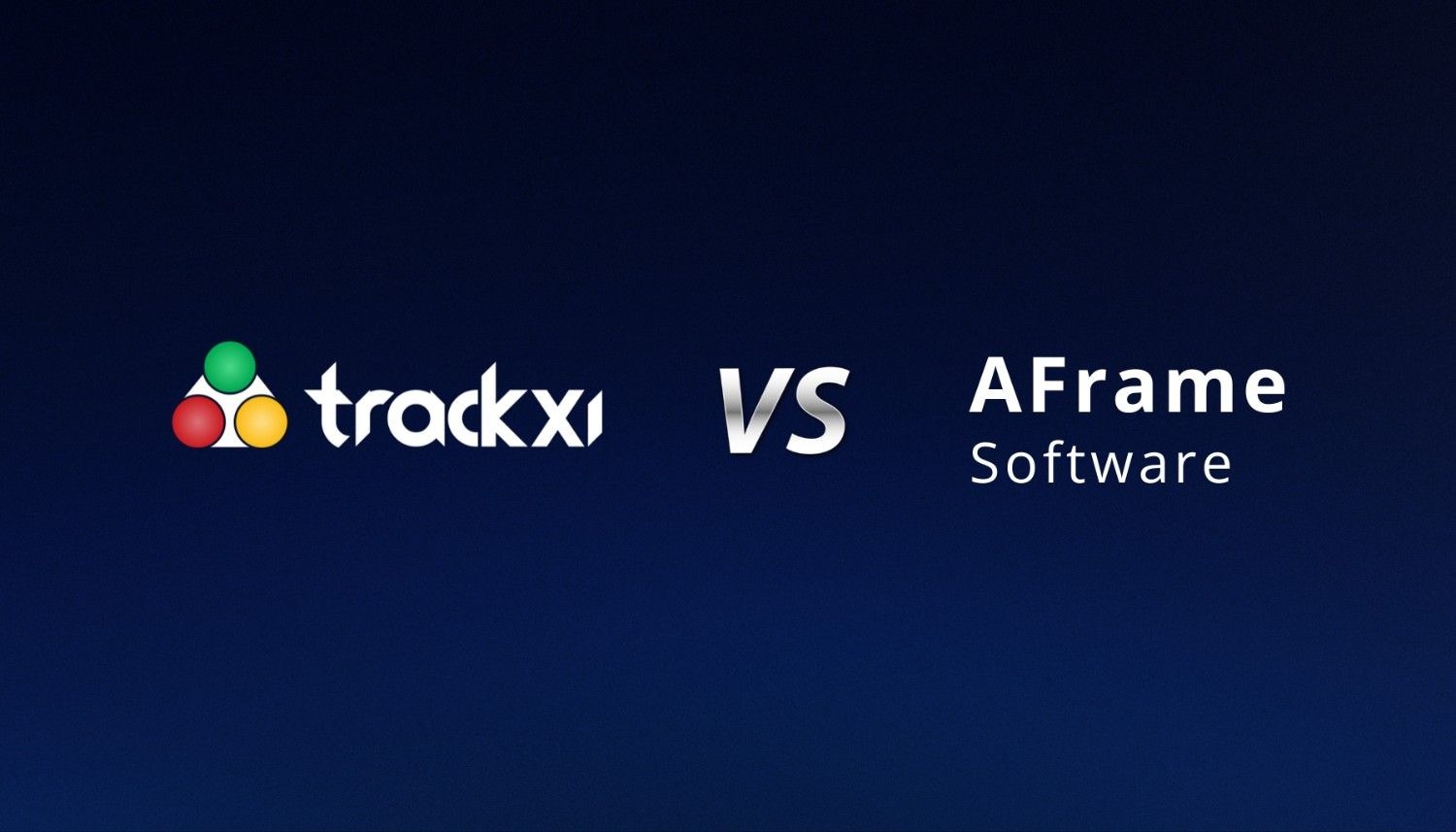 Trackxi vs AFrame Software blog banner