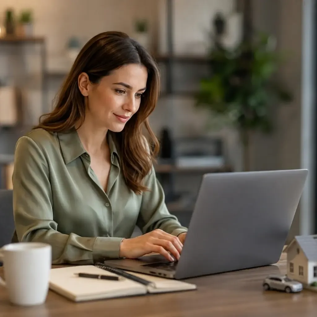 Real estate professional analyzing a guide to set transaction coordinator fees.